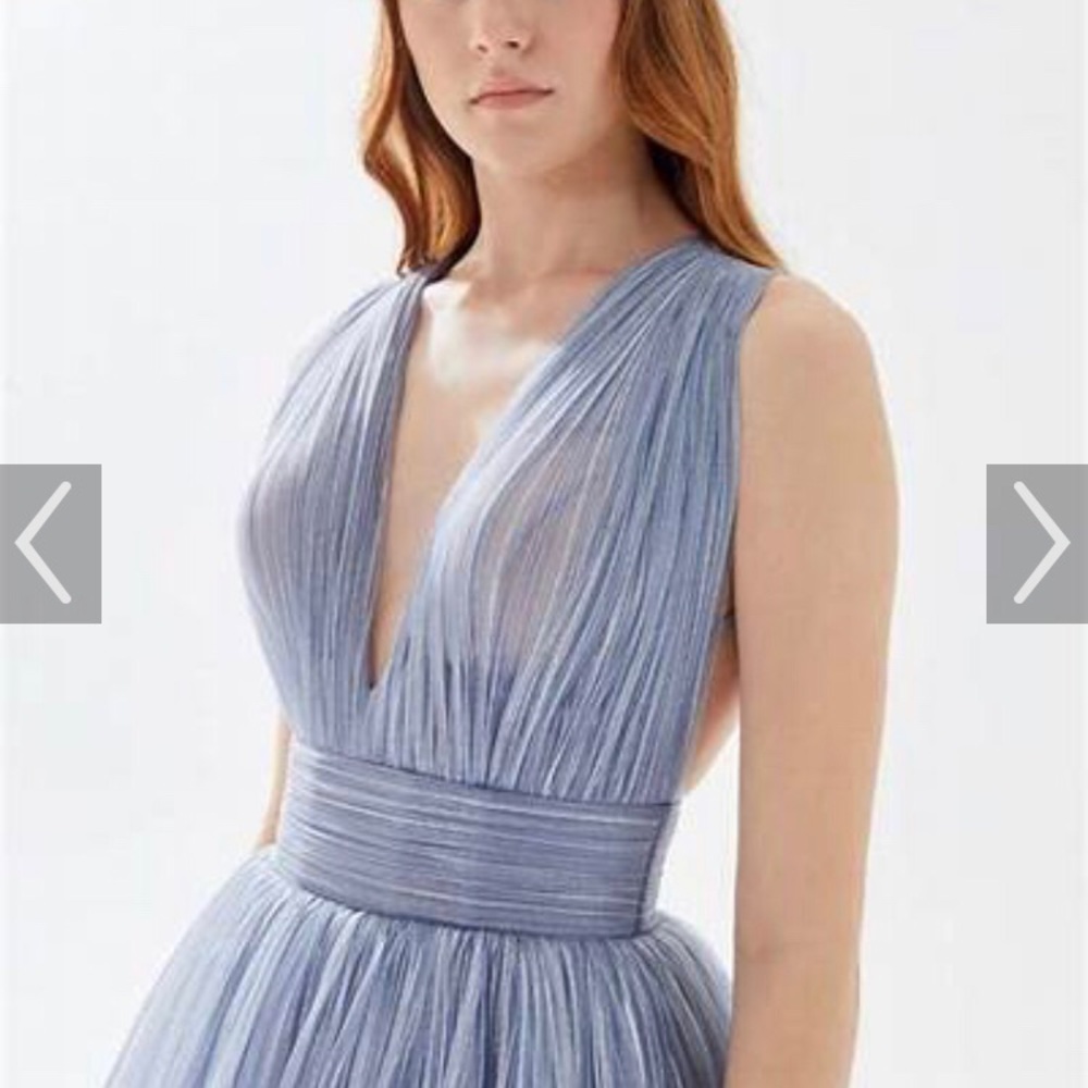 Tarik Ediz Ice Blue Gown